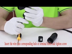 Y نوع 3 قناة 2 3 4 5 دبوس موصلات كهربائية مقاومة للماء Ip68 250v 16 ~ 24a