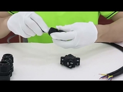 موصل مقاوم للمياه من النوع X ذو 4 قنوات Ip68 3 - أقطاب مثالية لأسلاك ذات 3 دبابيس