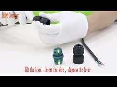 موصلات كبل مقاومة للماء بقناتين M25 2 3 4 5 دبابيس 450 فولت 40 أمبير