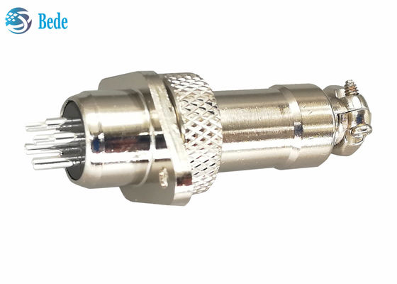ريمبوس فلانج M12 3A 200V موصلات دائرية صلبة الدرجة 5 6 7 دبوس