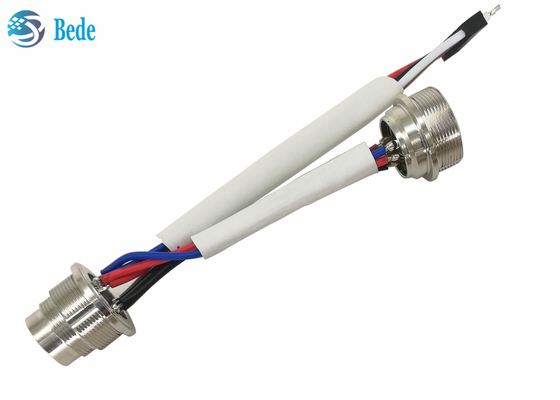 كابل التحكم الداخلي 22AWG AISG ذكر إلى أنثى مع محطات مخصصة