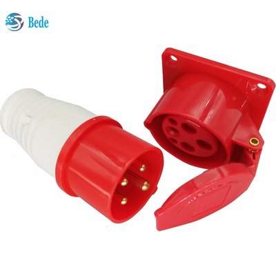 CEE المقابس والمآخذ الصناعية ذكر أنثى المقبس 4 دبابيس 3P + N 380-415V 16Amp