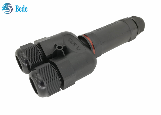 Y نوع 3 قنوات 2 3 4 5 دبوس موصلات كهربائية مقاومة للماء Ip68250v 16 ~ 24a