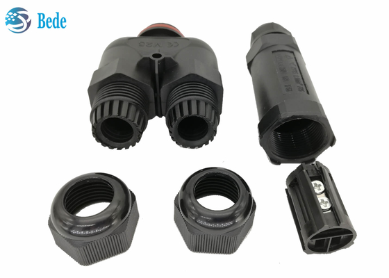 Y نوع 3 قنوات 2 3 4 5 دبوس موصلات كهربائية مقاومة للماء Ip68250v 16 ~ 24a