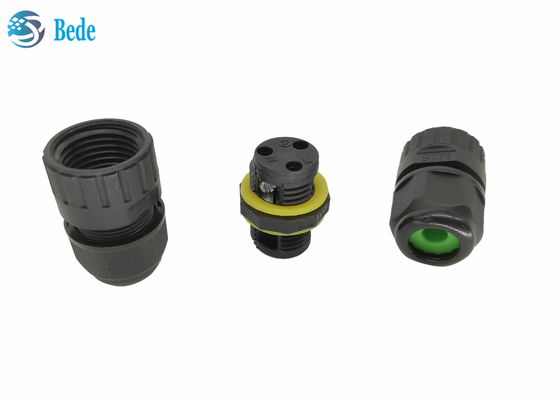 Ip68 M20 2 دبوس موصلات الأسلاك المقاومة للماء 3 4 5 6 دبابيس 2 أقطاب للاستخدام في الهواء الطلق وتحت الماء