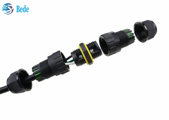 Ip68 M20 2 دبوس موصلات الأسلاك المقاومة للماء 3 4 5 6 دبابيس 2 أقطاب للاستخدام في الهواء الطلق وتحت الماء