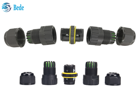 Ip68 M20 2 دبوس موصلات الأسلاك المقاومة للماء 3 4 5 6 دبابيس 2 أقطاب للاستخدام في الهواء الطلق وتحت الماء