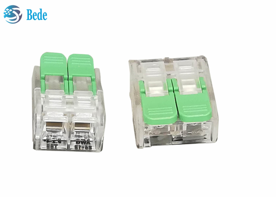 32A PC / PA66 دفع في سلك موصل ليفر الجوز سلك الربط موصل 2 طرق OJ262