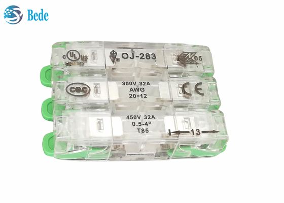 موصل الأسلاك العالمي والكابلات السريع PA66 3 المدخلات 3 الإخراج 450V