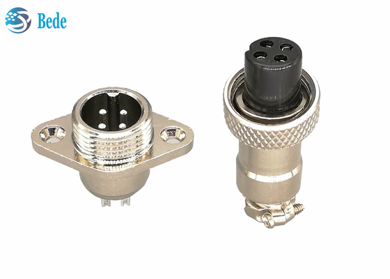 المعين شفة M12 3A 200V موصلات دائرية عسكرية 5 6 7 دبابيس