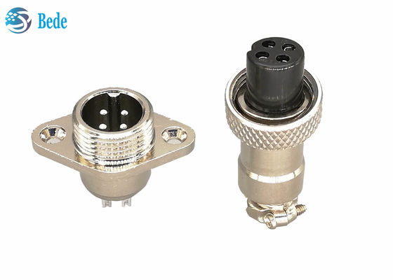 ريمبوس فلانج M12 3A 200V موصلات دائرية صلبة الدرجة 5 6 7 دبوس