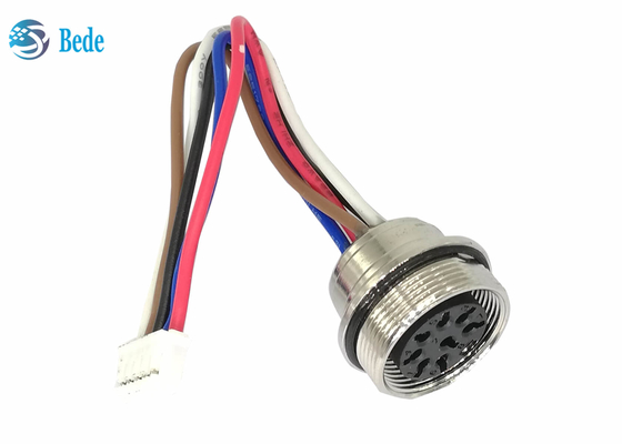 اتصالات الإناث إلى 5 دبابيس تجعيد محطة كابلات AISG RET AISG IP67 لوحة خلفية تصاعد