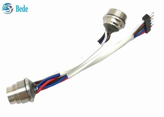 كابل التحكم الداخلي 22AWG AISG ذكر إلى أنثى مع محطات مخصصة