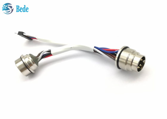 كابل التحكم الداخلي 22AWG AISG ذكر إلى أنثى مع محطات مخصصة