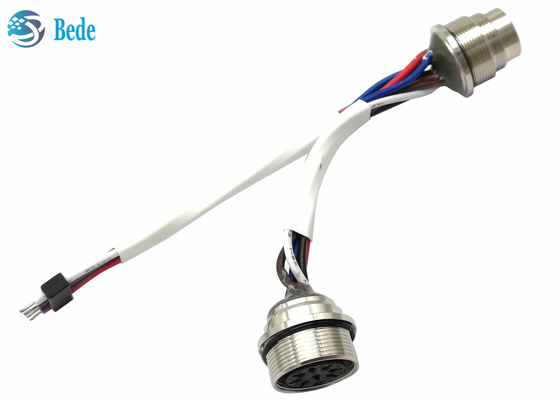كابل التحكم الداخلي 22AWG AISG ذكر إلى أنثى مع محطات مخصصة