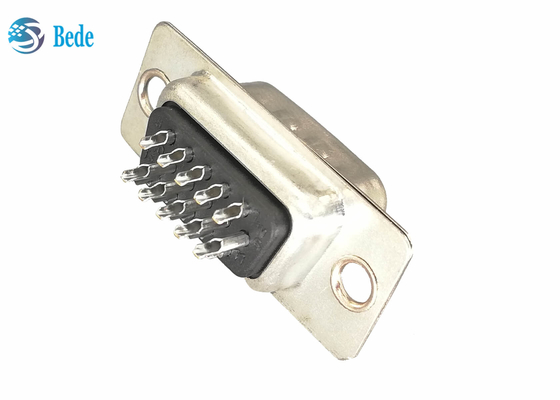 BEDE D Sub Connetor 15 دبابيس D Sub DB 15 ذكر Connetors نوع اللحام 5A