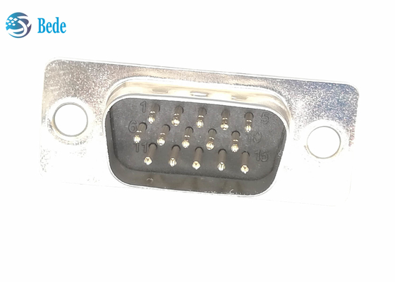 BEDE D Sub Connetor 15 دبابيس D Sub DB 15 ذكر Connetors نوع اللحام 5A