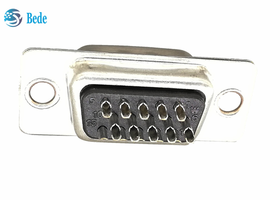 BEDE D Sub Connetor 15 دبابيس D Sub DB 15 ذكر Connetors نوع اللحام 5A