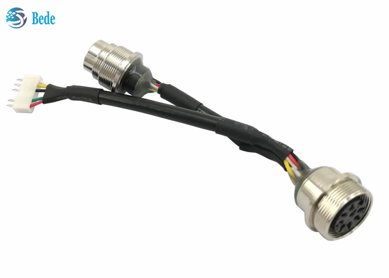 22AWG سلك قياس الكابلات RET ذكر إلى أنثى AC 500V مع قابس SCN2.54-6P