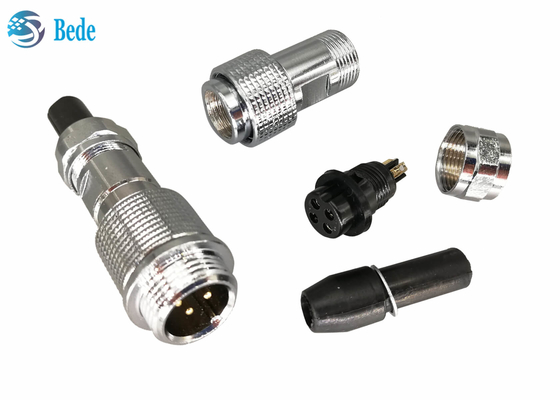 مقاوم للماء IP68 M16 كابل موصل دائري نمط الإرساء 6 ~ 10 دبوس 4A 200V