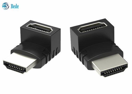 موسع HIMD بزاوية قائمة 270 درجة 90 درجة ، محول HDMI ذكر إلى أنثى