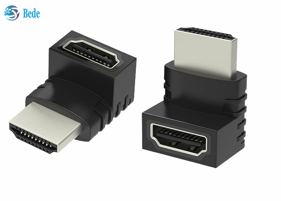 موسع HIMD بزاوية قائمة 270 درجة 90 درجة ، محول HDMI ذكر إلى أنثى
