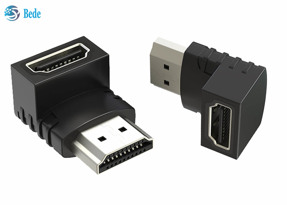 موسع HIMD بزاوية قائمة 270 درجة 90 درجة ، محول HDMI ذكر إلى أنثى