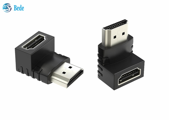 موسع HIMD بزاوية قائمة 270 درجة 90 درجة ، محول HDMI ذكر إلى أنثى