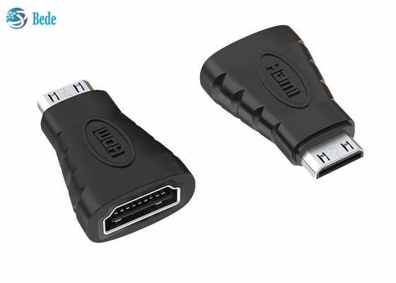 محول HDMI صغير مطلي بالذهب ، محول HDMI من أنثى إلى ذكر صغير