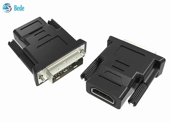 محولات DVI DVI-D 24 + 1 ذكر إلى موصلات أنثى HDMI 1688 ميجابايت / ثانية عالية الوضوح