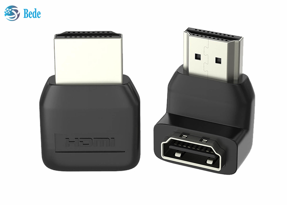 محول زاوية مقرنة HDMI 90 درجة ذكر إلى أنثى لأجهزة الكمبيوتر المحمول HDTV PS4 PS5 Xbox