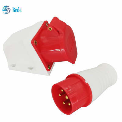 قابس ومقبس موصل كوماندوز IEC 60309 380-415V 16Amp نوع التثبيت على الحائط