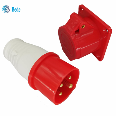CEE المقابس والمآخذ الصناعية ذكر أنثى المقبس 4 دبابيس 3P + N 380-415V 16Amp