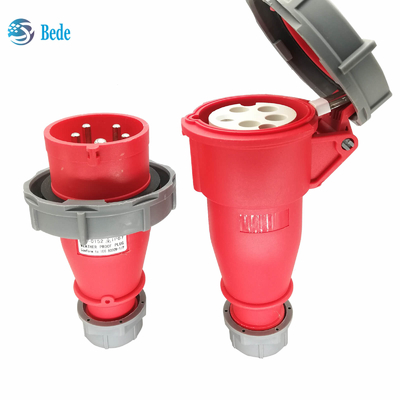 3P + N + E قابس ومقبس صناعي 5 دبابيس IP67 AC220-415V 16 و 32 أمبير نوع الإرساء