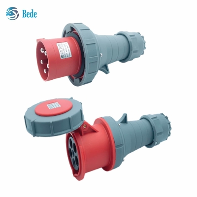 3P + N + E قابس ومقبس صناعي 5 دبابيس مقرنة صناعية IP67 AC380-415V 63 و 125 أمبير