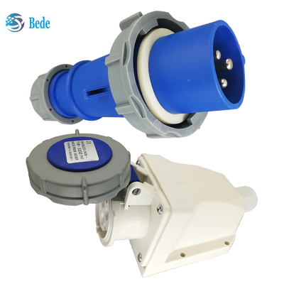 مصب الصناعية 16 Amp 220V-250V 3Pins نوع تركيب الجدار للمعدات الصناعية
