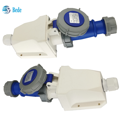 IP67 المقابس والمدخلات ذات التيار العالي 32Amp 220 ~ 250V مع OEM / ODM