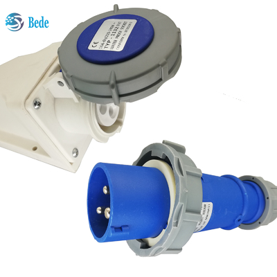 IP67 المقابس والمدخلات ذات التيار العالي 32Amp 220 ~ 250V مع OEM / ODM