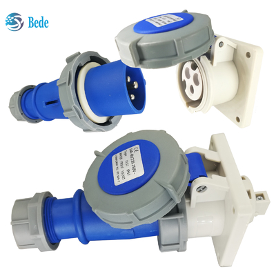 3Pins 220V-250V فولت الصناعية وصلة مع IP67 تصنيف - 16 أمبير