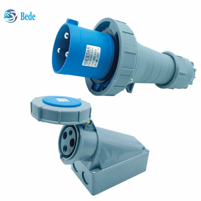 IP67 مصباح صناعي 3Pins مصمم ل 220 ~ 250V 63A / 125A نوع تركيب الجدار