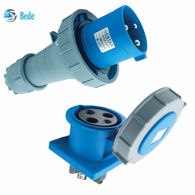 التيار 63A 125A صناعية وصلة مصبوب لوحة تركيب نوع 3 دبوس ((2P + E) IP67 220 ~ 250V