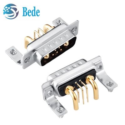 7W2 D-Sub Coaxial الزاوية اليمنى / الدبوس المستقيمة