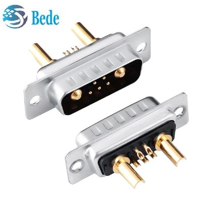 7W2 D-Sub Coaxial الزاوية اليمنى / الدبوس المستقيمة