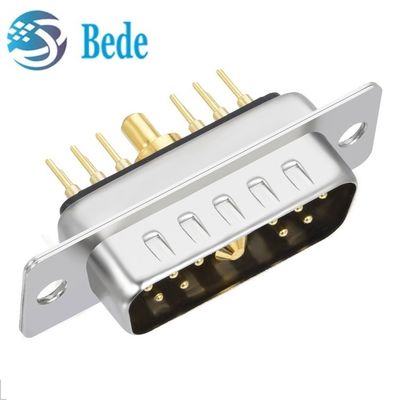 11W1 مزيج D Sub Connectors الذكور / الإناث مختلطة التيار العالي والإشارة المتكافئة