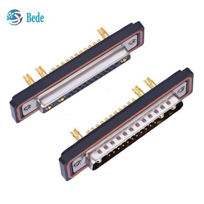 25W3 D-Sub وصلات الذكور / الإناث IP67 درجة نقل قوة إشارة مختلطة