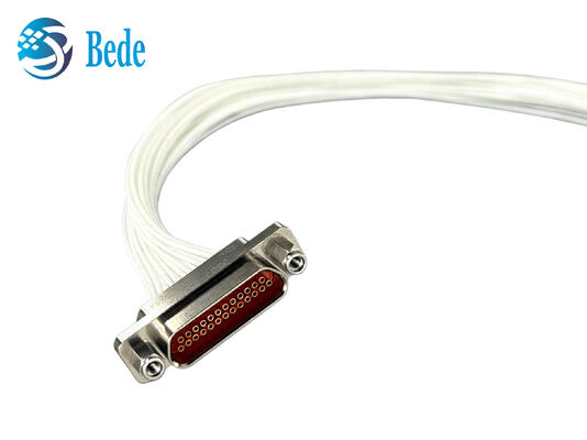 J30J‑25ZKP-30 موصل Micro-D 25Pin مع كابل 30 سم منتهي باللحام J30J-25TJS
